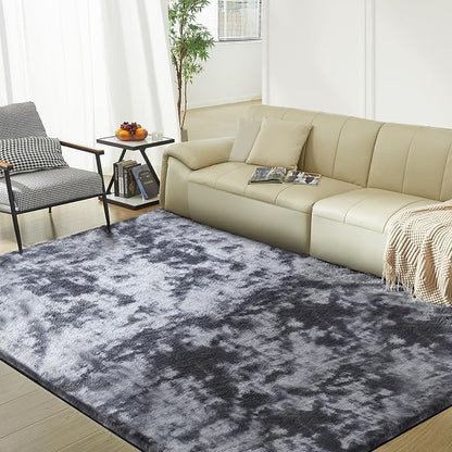 Ultra Soft Rug for Living Room, 4X6 Fluffy Shag Area Rug for Bedroom, Modern by Fairblink
