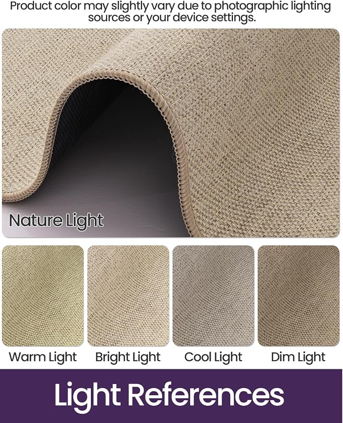 DEXI Hallway Runner Rug 2'4"x8', Non Slip Rubber Backed Runners Carpet - Image 3