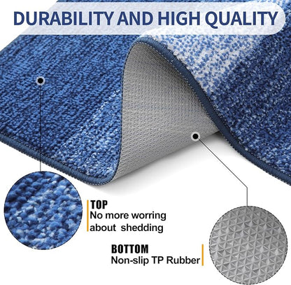 Kitinjoy Indoor Outdoor Door Mat, 36x24 Non-Slip Absorbent Dirt Trapper - Image 3