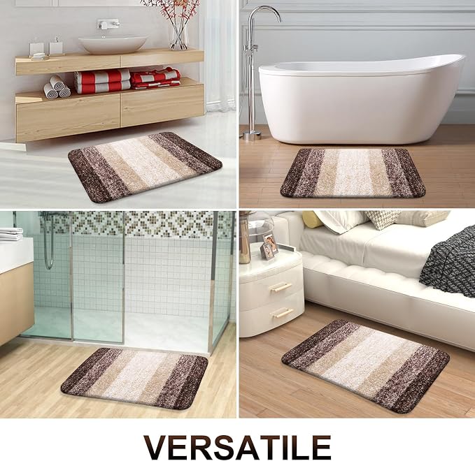 OLANLY Bathroom Runner Rugs Mat 47x17, Extra Soft Absorbent Microfiber Bath Rugs - Image 6