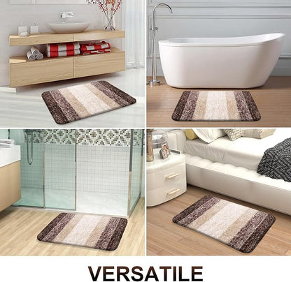 OLANLY Bathroom Rug Mat 59x35, Extra Soft Absorbent Microfiber Bath Rugs - Image 6