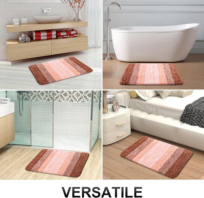 OLANLY Large Bathroom Rugs Mat 40x24, Extra Soft Absorbent Microfiber Bath Rugs - Image 6