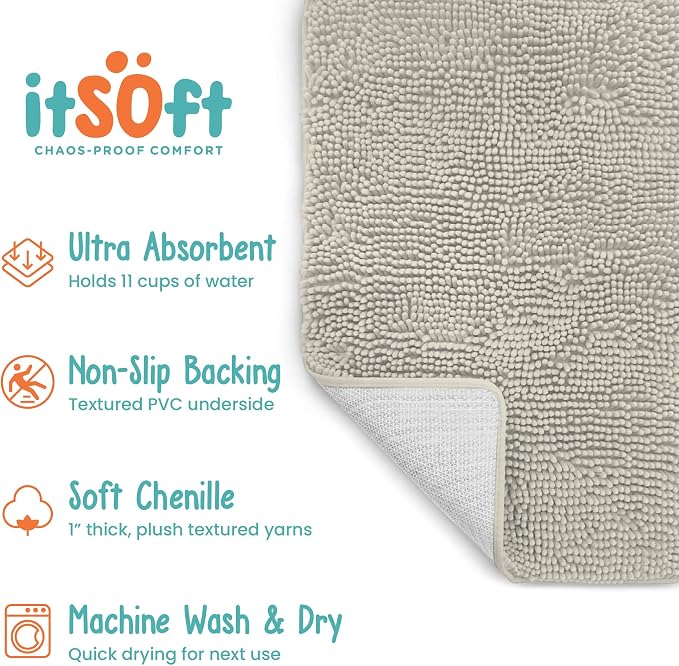 Dog Rugs for Muddy Paws 59x21 | Cleaner Mud Free Floors | Muddy Dogs Mats for - Image 7