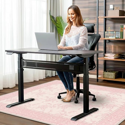 36"x60" Office Chair Mat for Hardwood Tile Floor, Under Desk Carpet Protector - Image 2