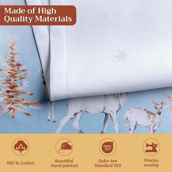 Maison d' Hermine Table Runner 100% Cotton 14.50" x 108" | Table Runners 108 - Image 3