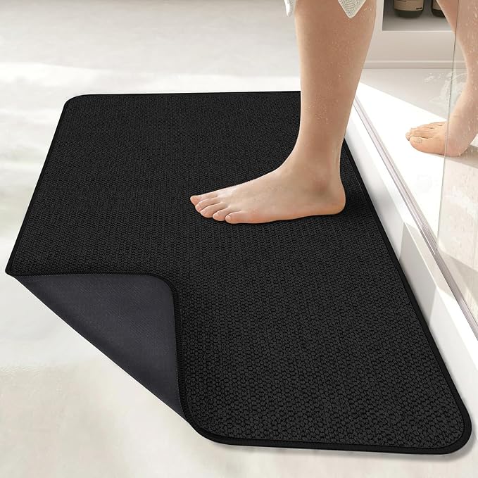 Bosap Bath Mat, Ultra Thin Bathroom Runner Rugs, Large Bath Mats - Image 7
