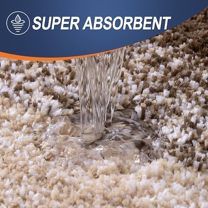 OLANLY Large Bathroom Rugs Mat 40x24, Extra Soft Absorbent Microfiber Bath Rugs - Image 4
