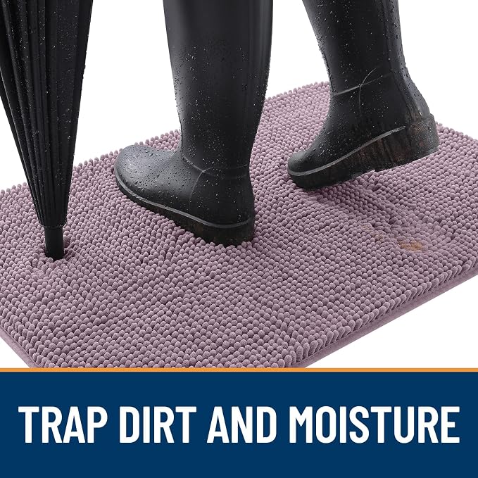 OLANLY Dog Door Mat for Muddy Paws 70x46, Absorbs Moisture and Dirt, Absorbent - Image 2