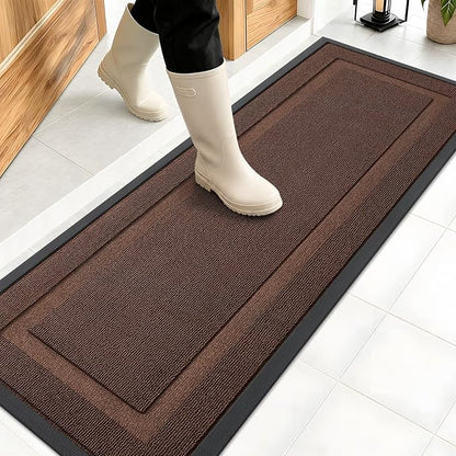 OLANLY Front Door Mat Indoor Outdoor Entrance, Waterproof All-Season, by OLANLY