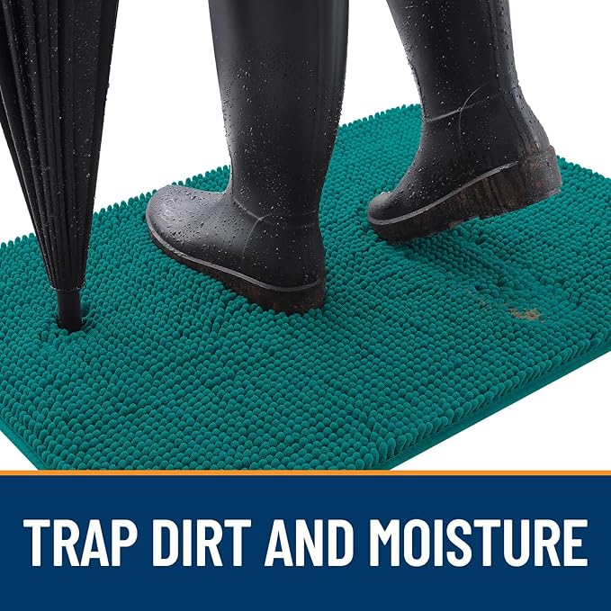 OLANLY Dog Door Mat for Muddy Paws 35x24, Absorbs Moisture and Dirt, Absorbent - Image 2