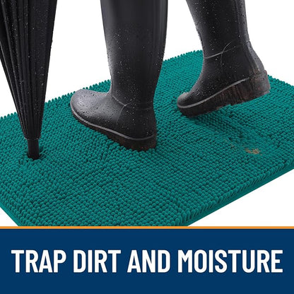 OLANLY Dog Door Mat for Muddy Paws 35x24, Absorbs Moisture and Dirt, Absorbent - Image 2
