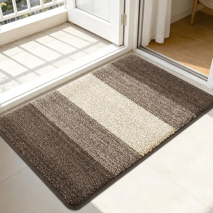 Kitinjoy Indoor Outdoor Door Mat, 44x32 Non-Slip Absorbent Dirt Trapper by Kitinjoy