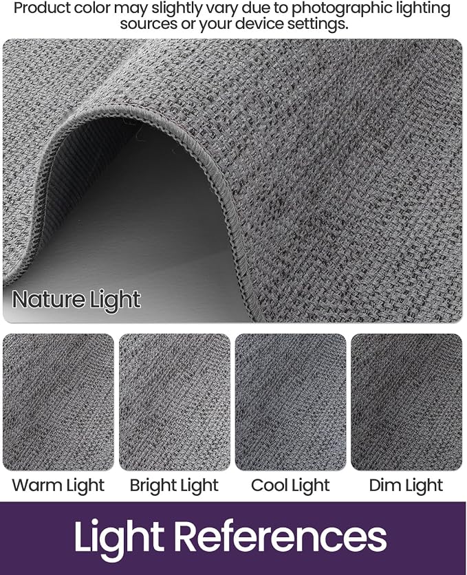 DEXI Ultra Thin Door Mat Indoor Entrance 48x72, Non Slip Rubber Backed Entryway - Image 3