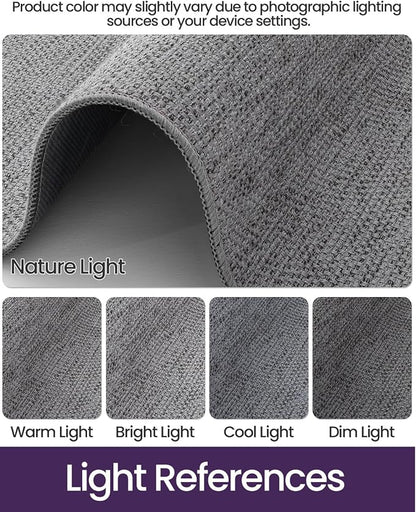 DEXI Ultra Thin Door Mat Indoor Entrance 35x56, Non Slip Rubber Backed Entryway - Image 3