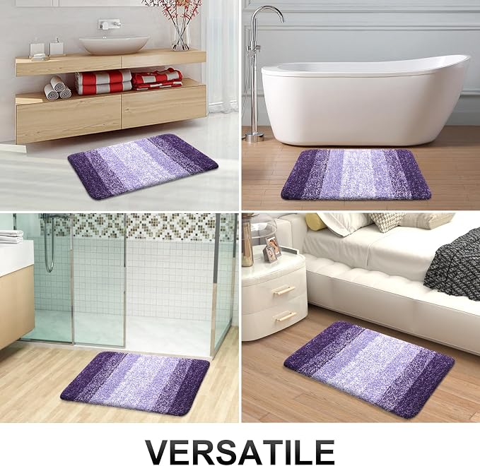 OLANLY Bathroom Runner Rugs Mat 47x17, Extra Soft Absorbent Microfiber Bath Rugs - Image 6