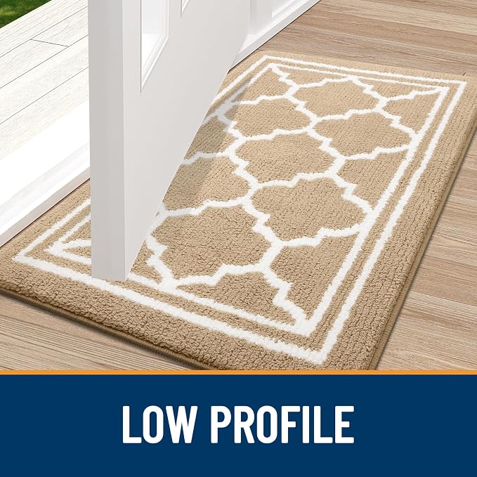 Buganda Large Indoor Door Mat, Dirt-Resistant and Absorbent Doormat, Low - Image 3