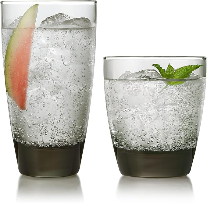 Libbey Classic Tumbler & Rocks Drinking Glasses Set of 16, and More by Libbey