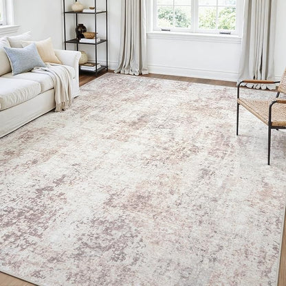 Area Rugs 5x7 Living Room: Large Soft Washable Rug Modern Abstract Anti-Skid by GENTDRIZZ