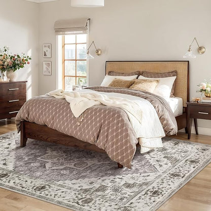 SERISSA Boho 8x10 Area Rugs, Washable Vintage Large Living Room Rug Non-Slip - Image 6