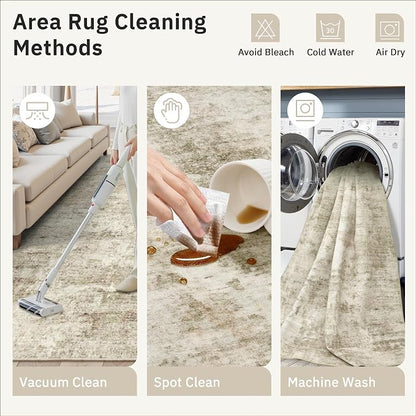 Soalmost Runner Rug 2x12 Washable Non-Slip Hallway Runner Rugs - Image 9