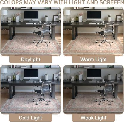 48"x72" Office Chair Mat for Hardwood Tile Floor, Under Desk Carpet Protector - Image 6