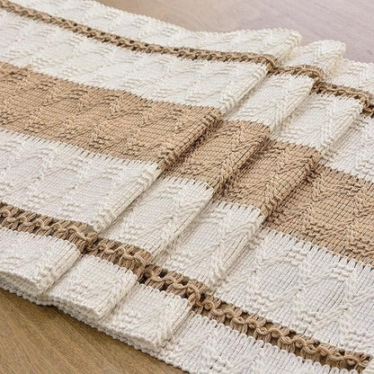 Boho Table Runner with Tassels 12x48 Inch - Image 5