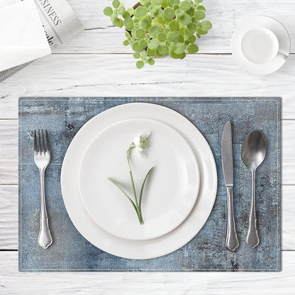 Emvency Farmhouse Placemats Set of 6, 12x18 Inch - Image 2