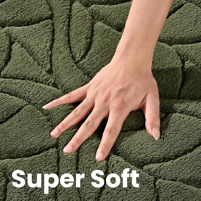 Macgace 4x6 Green Area Rug, Soft Shag Carpet, Washable Bedroom Nursery Rugs - Image 5
