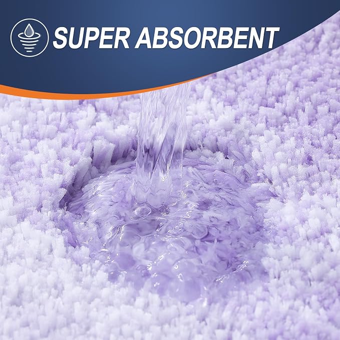 OLANLY Large Bathroom Rugs Mat 50x30, Extra Soft Absorbent Microfiber Bath Rug - Image 4
