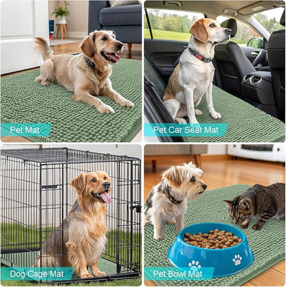 OLANLY Dog Door Mat for Muddy Paws 59x20, Absorbs Moisture and Dirt, Absorbent - Image 7