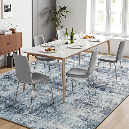 Lofus 9x12 Area Rug for Living Room, Neutral Modern Washable Carpet for Bedroom - Image 6