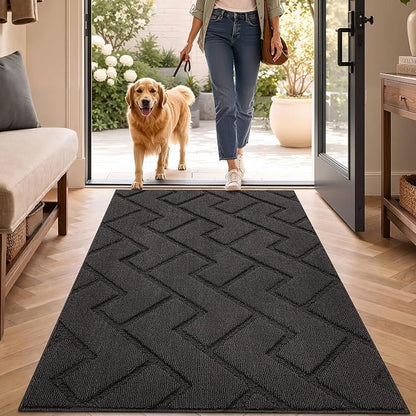 hicorfe Indoor Door Mat, Non Slip Door Mats, Absorbent Resist Dirt Entrance by Hicorfe