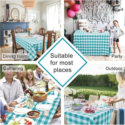 Checkered Tablecloth Rectangle - Image 4