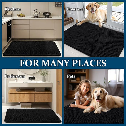 OLANLY Dog Door Mat for Muddy Paws 47x24, Absorbs Moisture and Dirt, Absorbent - Image 8
