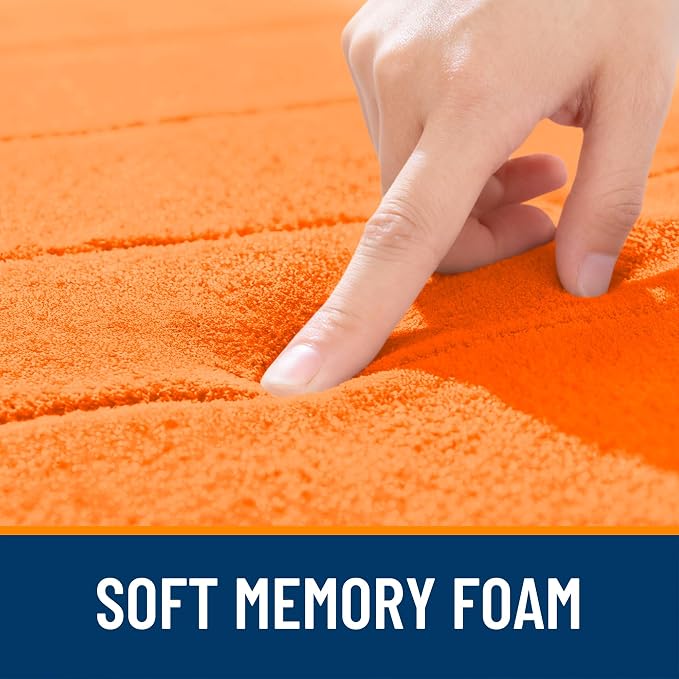 OLANLY Memory Foam Bath Mat 47x24, Super Soft Absorbent Bathroom Rugs, Quick Dry - Image 5