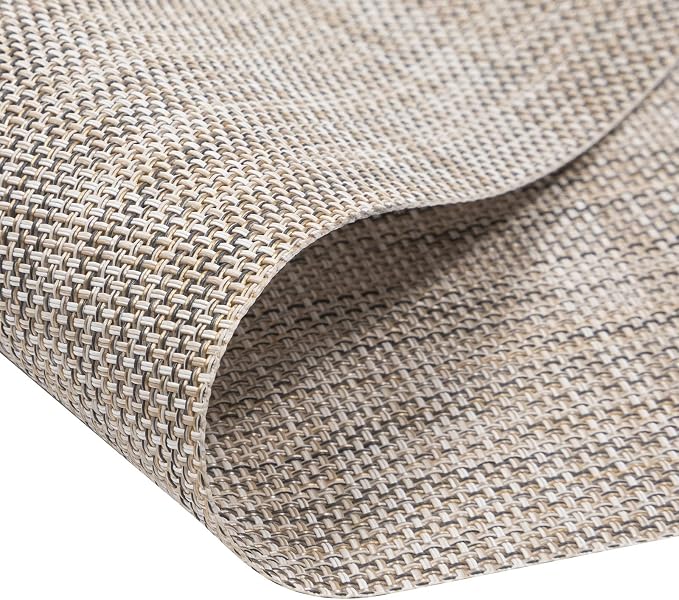 SHACOS Small Round Table Placemats Wedge Shaped Placemats Set of 4 Heat - Image 3