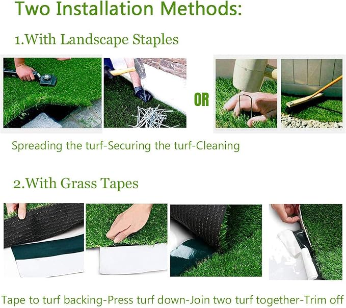 LITA Realistic Artificial Grass Turf Lawn Customized Size 10 x 100 Feet - Image 5