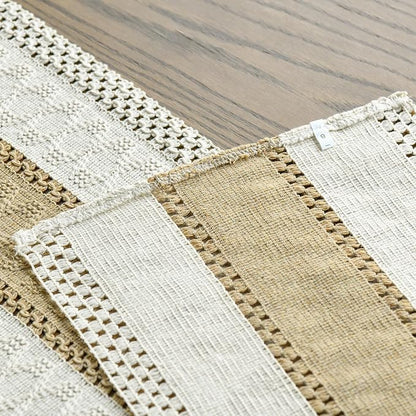 Artoid Mode Burlap Brown Farmhouse Rustic Table Runner 12x48 Inch | Seasonal - Image 6