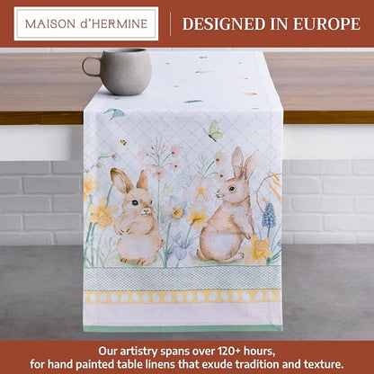 Maison d' Hermine Table Runner 100% Cotton 14.50" x 108" | Table Runners 108 - Image 2