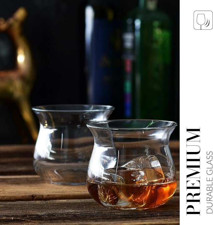 Krosno Spirit Tasting Glasses, 7.78 Fl Oz, Mixology Collection, Gift Idea - Image 3