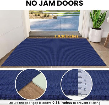 IOHOUZE Washable Exrea Long Hallway Runner Rug 3x18 Non Slip Rubber Backed - Image 3
