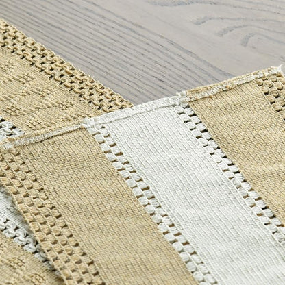 Artoid Mode Burlap Brown Farmhouse Woven Table Runner 12x120 Inch | Seasonal - Image 3