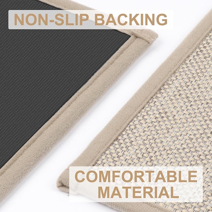 LEKEEPGO Long Door Mat 24"x59", Non Slip Door Mat Indoor Entrance, Rubber - Image 3