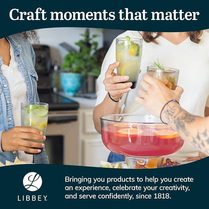 Libbey Classic Tumbler & Rocks Drinking Glasses Set of 16, and More - Image 6