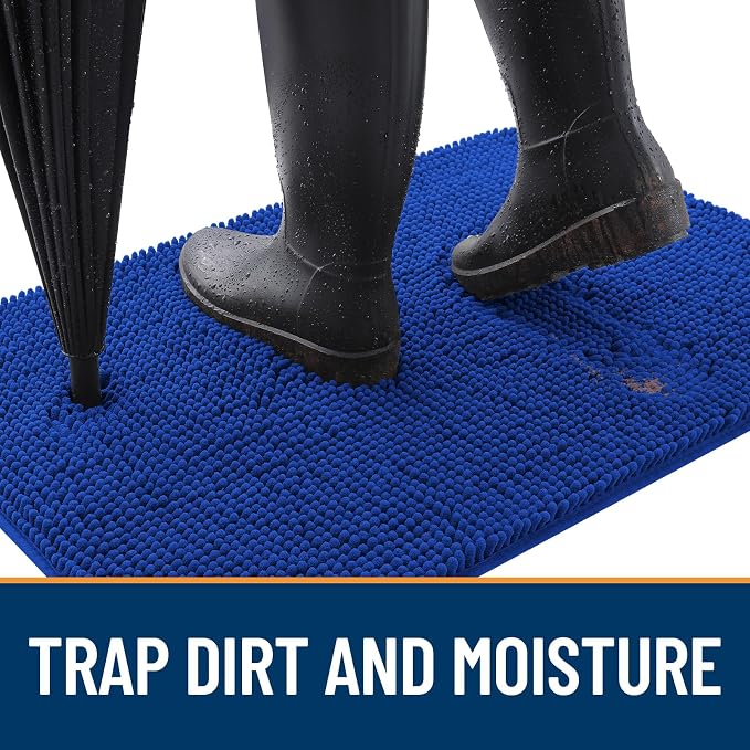 OLANLY Dog Door Mat for Muddy Paws 59x32, Absorbs Moisture and Dirt, Absorbent - Image 2