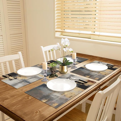 Emvency Farmhouse Placemats Set of 4, 12x18 Inch - Image 5