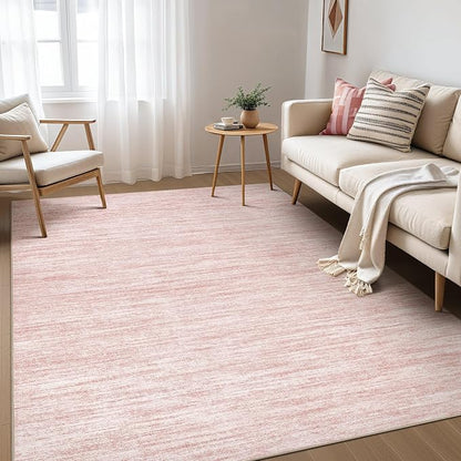 Nakagishi 5X7 Area Rugs Living Room: Washable Large Vintage Rug Neutral by NakagishiAreaRug