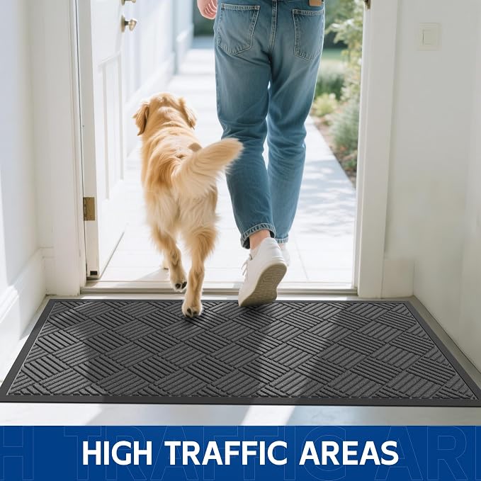 Durable Indoor Outdoor Door Mat, Non-Slip Backing, Stain and Fade Resistant - Image 6