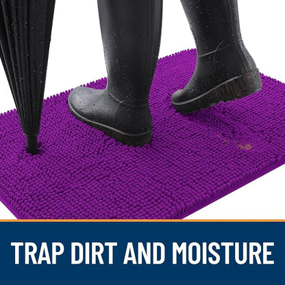OLANLY Dog Door Mat for Muddy Paws 44x32, Absorbs Moisture and Dirt, Absorbent - Image 2