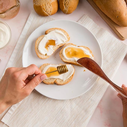 Molain 6Pcs Wooden Butter Knife, 5.9 Inch Jelly Cheese Spreaders Jam Sandwich - Image 5